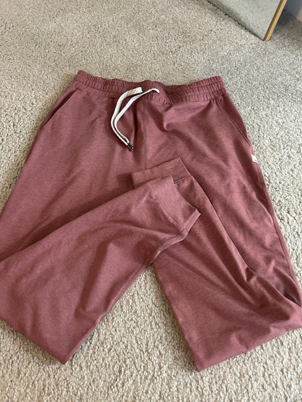 Women’s Vuori Performance Joggers, XS, Mauve/pink, Marsala Heather color